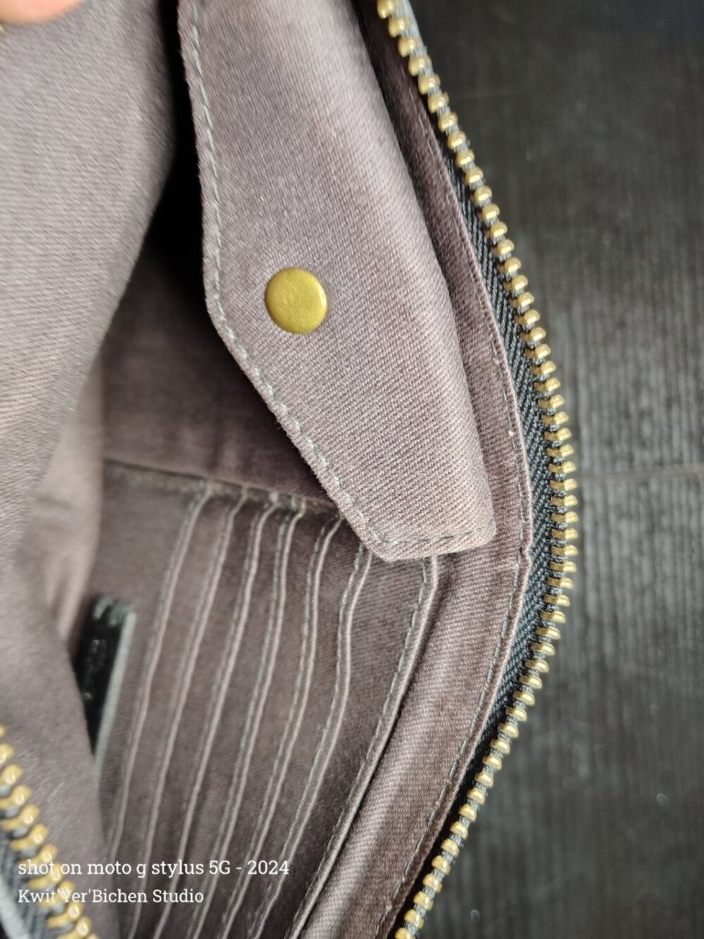 Madewell Leather Clutch money bag